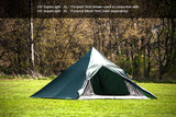 DD SuperLight - XL - Pyramid Tent - DD Hammocks available at bathoutdoors.co.uk