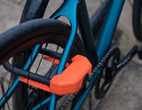 HIPLOK DX D LOCK 14MM X 15 X 8.5CM HARDENED STEEL (DIAMOND SOLD SECURE) - Orange