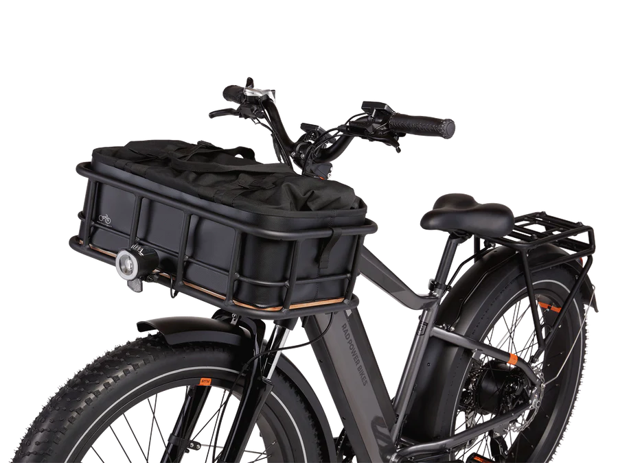Large Mounted Basket Bike Basket Rad Power Bikes Bath Outdoors