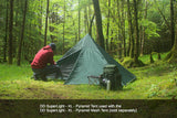 DD SuperLight - XL - Pyramid Tent - DD Hammocks available at bathoutdoors.co.uk