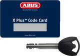 ABUS 6500K Black BORDO Granit 120cm with SH Bracket - Folding Bike Lock