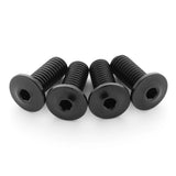 Terske Black Ultra-Low Profile Titanium Bottle Cage Bolts
