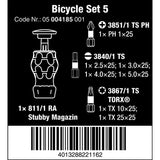 Wera Bicycle Set 5 Kraftform Kompakt Stubby Screwdriver 7pcs - Bath Outdoors
