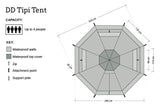 DD Tipi Tent - DD Hammocks available at bathoutdoors.co.uk