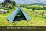 DD SuperLight - Pyramid Mesh Tent - Family Size available at bathoutdoors.co.uk