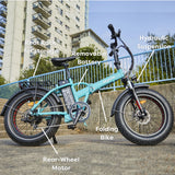 Mycle Charge Fat Tyre Folding Electric Bike - Bath Outdoors