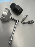 Socket Adaptor Set - 1/4", 3/8", 1/2" - Compatible with Topeak, Wold Tooth, Granit Designs Ratchet
