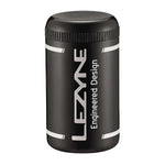 The Lezyne flow caddy is a rigid storage container that fits standard bottle cages.
