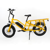Mycle Cargo Electric Bike Yellow - Bath Outdoors