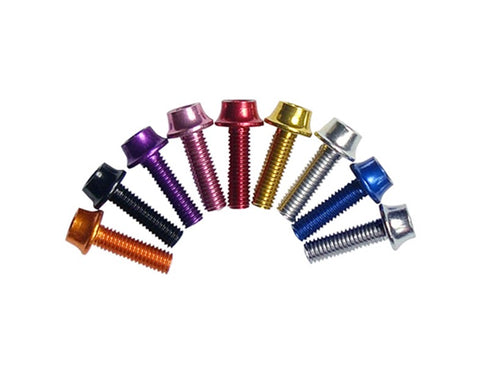 A2Z Water Bottle Cage Bolts 4pcs - At Bath Outdoors we love pimping up a ride and these A2Z bolts are the perfect fine detail to make a frame pop.