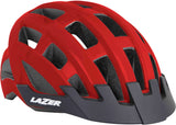 Lazer Compact Helmet, Uni-Size Adult 54 - 61 cm - Red