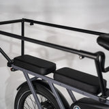 Estarli single and twin bench seat options for the Estarli cargo ebikes.