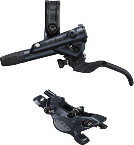 Shimano BR-M7100/BL-M7100 SLX bled brake lever/post mount calliper, rear left