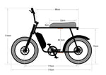 Synch Super Monkey Electric Bike Back2Black - 48V / 250W TORQUE SENSOR - Bath Outdoors