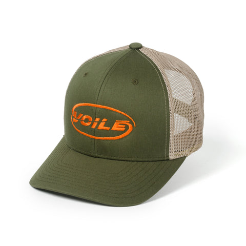 Voile Snapback Trucker Hat Brown/Khaki