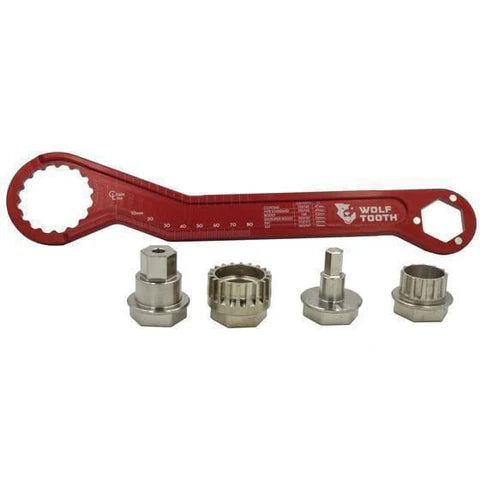 Wolf Tooth Pack Wrench Kit - Ultralight BB Wrench and 1 Inch Hex Insert