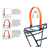 Voile - Voile Straps® Rack Strap 20" Orange. In Stock. Bath Outdoors stocks a wide range of Voile straps & accessories perfect for bikepacking bikes, adventure bikes, gravel bikes, mountain bikes, road bikes, touring bikes, fat bikes & commuter bikes. bathoutdoors.co.uk is an official stockist of Voile Straps & Accessories.
