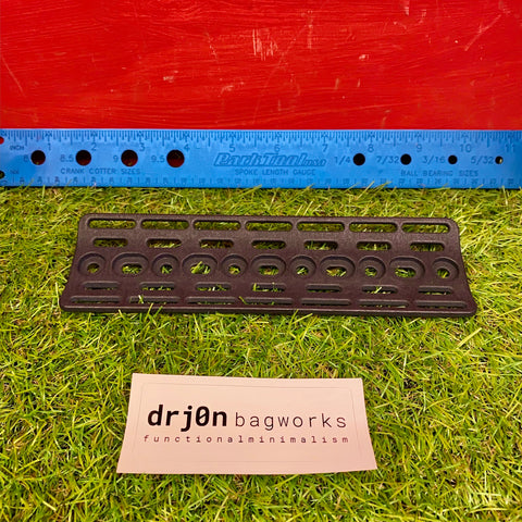 Drj0n Bagworks - drj0n bagworks drj0n bagworks Double Trouble Triple. In Stock. Bath Outdoors stocks a wide range of Drj0n Bagworks bikepacking kit perfect for mountain bikes, gravel bikes, adventure bikes, touring bikes, road bikes, commuter bikes & bikepacking bikes. The Double Trouble Triple is the monster in the Strapdeck family allowing you to strap up to 1.7kg loads (offroad) to your handlebar and frames. bathoutdoors.co.uk is an official stockist of Drj0n Bagworks bikepacking accessories.