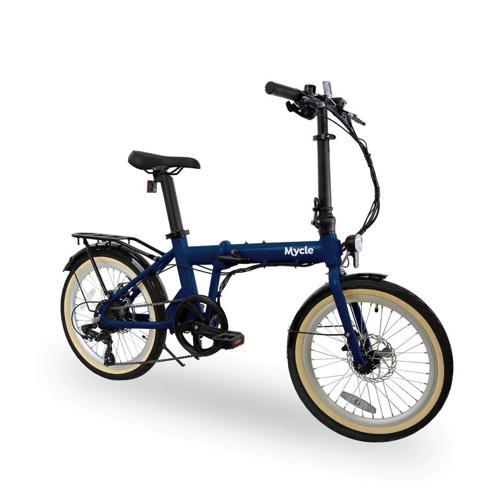 Mycle Compact Folding Electric Bike Bath Outdoors