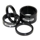 Hope - Hope - Space Doctor Headset Spacers Black - Pair. In Stock. Bath Outdoors stocks a range of Hope Technology bike parts - components & accessories. bathoutdoors.co.uk is an official stockist of Hope technology bike parts - components & accessories.