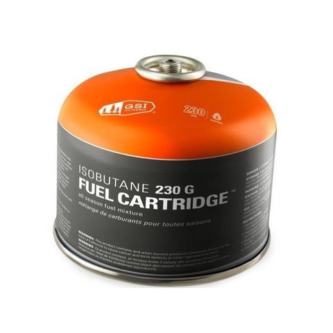 GSI Outdoors - GSI Isobutane Gas 230g. In Stock. Bath Outdoors stocks a wide range of GSI Outdoors technical & innovative cookware & gear perfect for camp kitchens, wild camping, bikepacking, hiking, SUP adventures & more. bathoutdoors.co.uk is an official stockist of GSI Outdoors products.