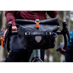 Ortlieb - Ortlieb Handlebar Pack QR 11ltr Matt Black. In Stock. Bath Outdoors stocks a wide range of Ortlieb Bicycle Outdoor activities luggage, backpacks, dry bags & accessories. suitable for Mountain bikes, gravel bikes, adventure bikes, road bikes, touring bikes & commuter bikes, wild camping, bikepacking, solo hikes, paddleboards, SUP Adventures bathoutdoors.co.uk is an official stockist of Ortlieb Waterproof Bicycle Luggage, Backpacks, dry bags & Accessories.
