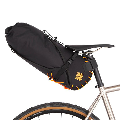 Restrap UK Saddle bag 14l large Bikepacking Gravel Adventure handmade UK Bike Luggage