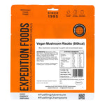 Vegan Mushroom Risotto - 800kcal - Expedition Foods